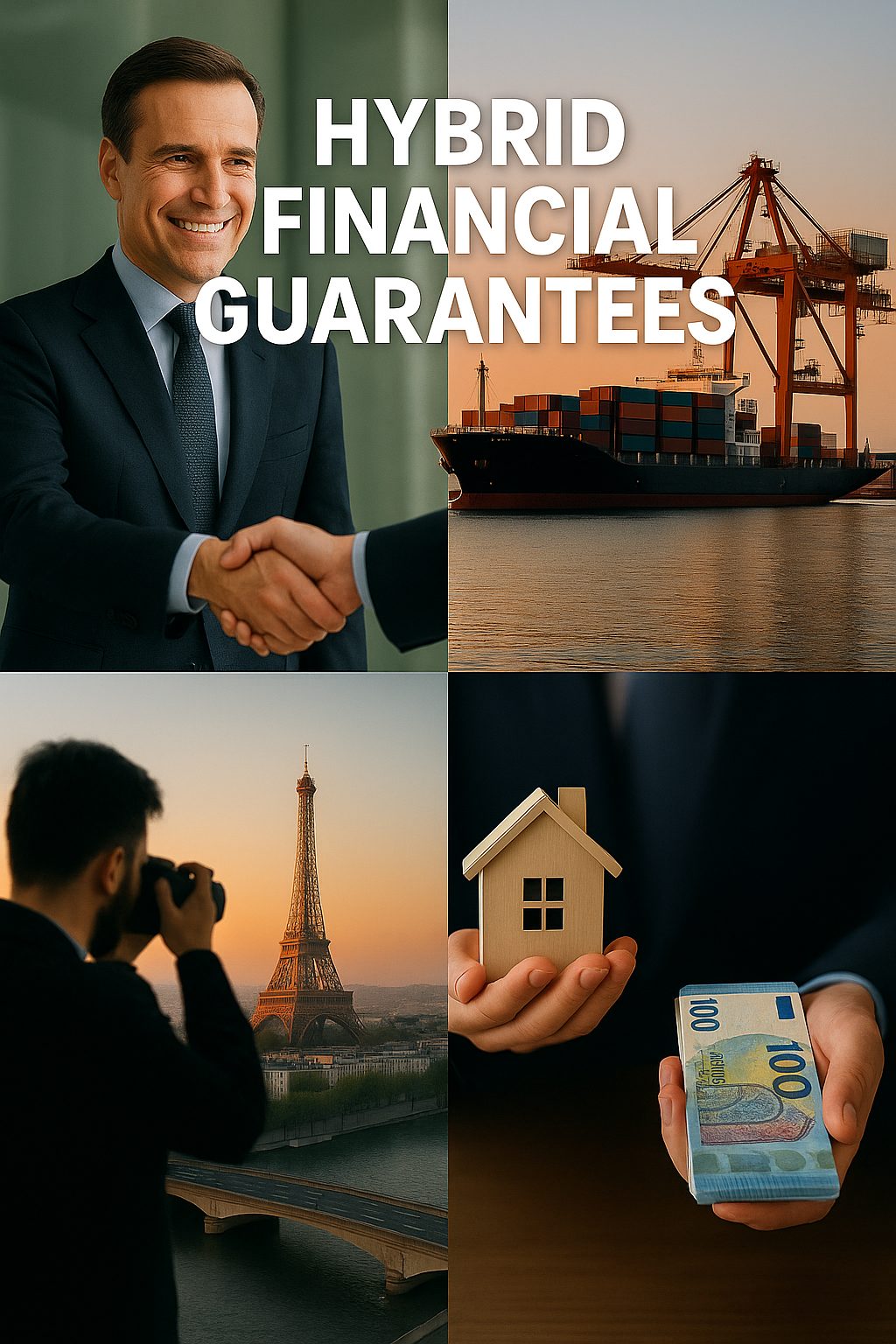 Illustration for the article Hybrid Financial Guarantees: The New Frontier of Global Risk Mitigation and Structured Credit Enhancement