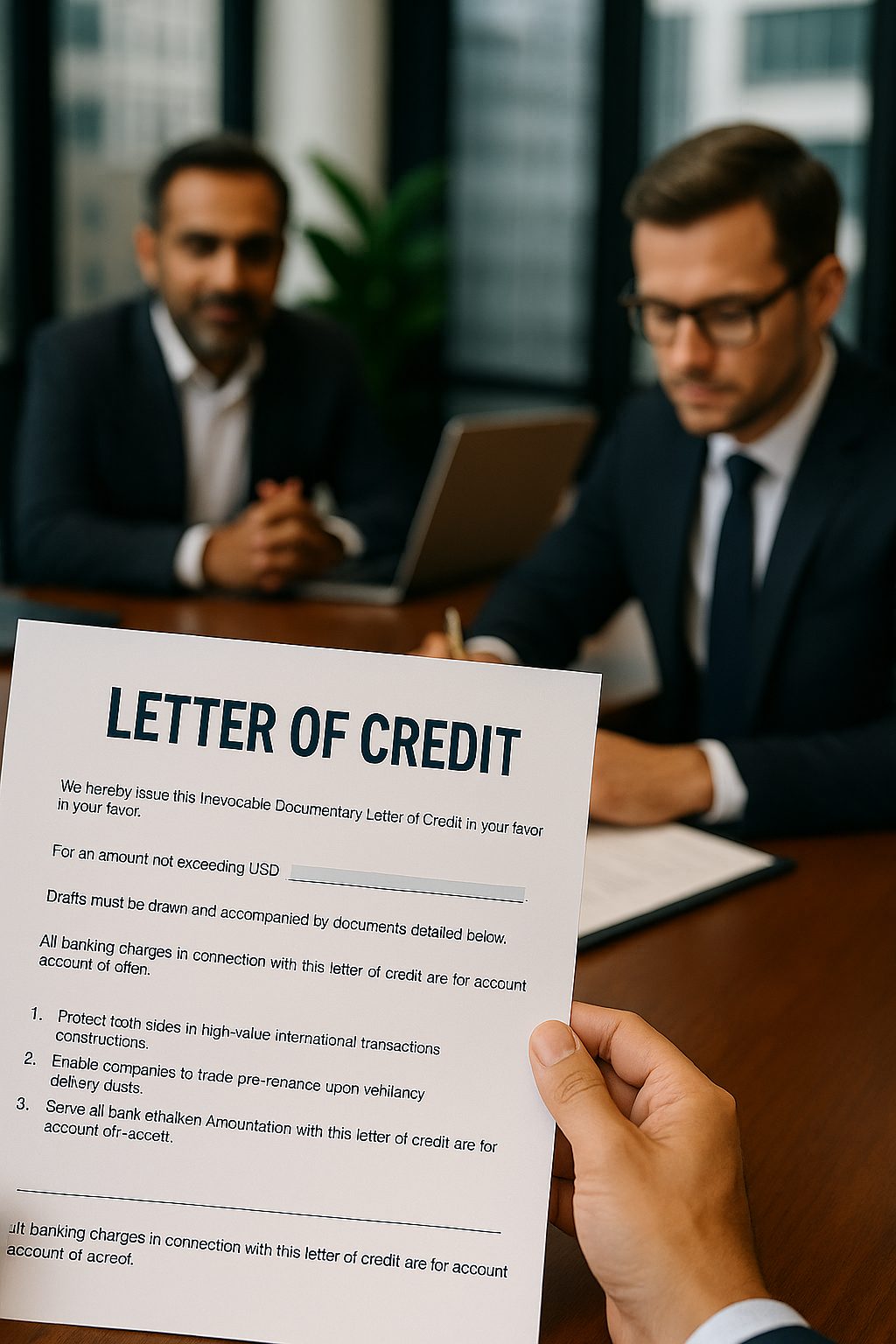 Illustration for the article Letters of Credit – The Engine of Trust in Global Trade