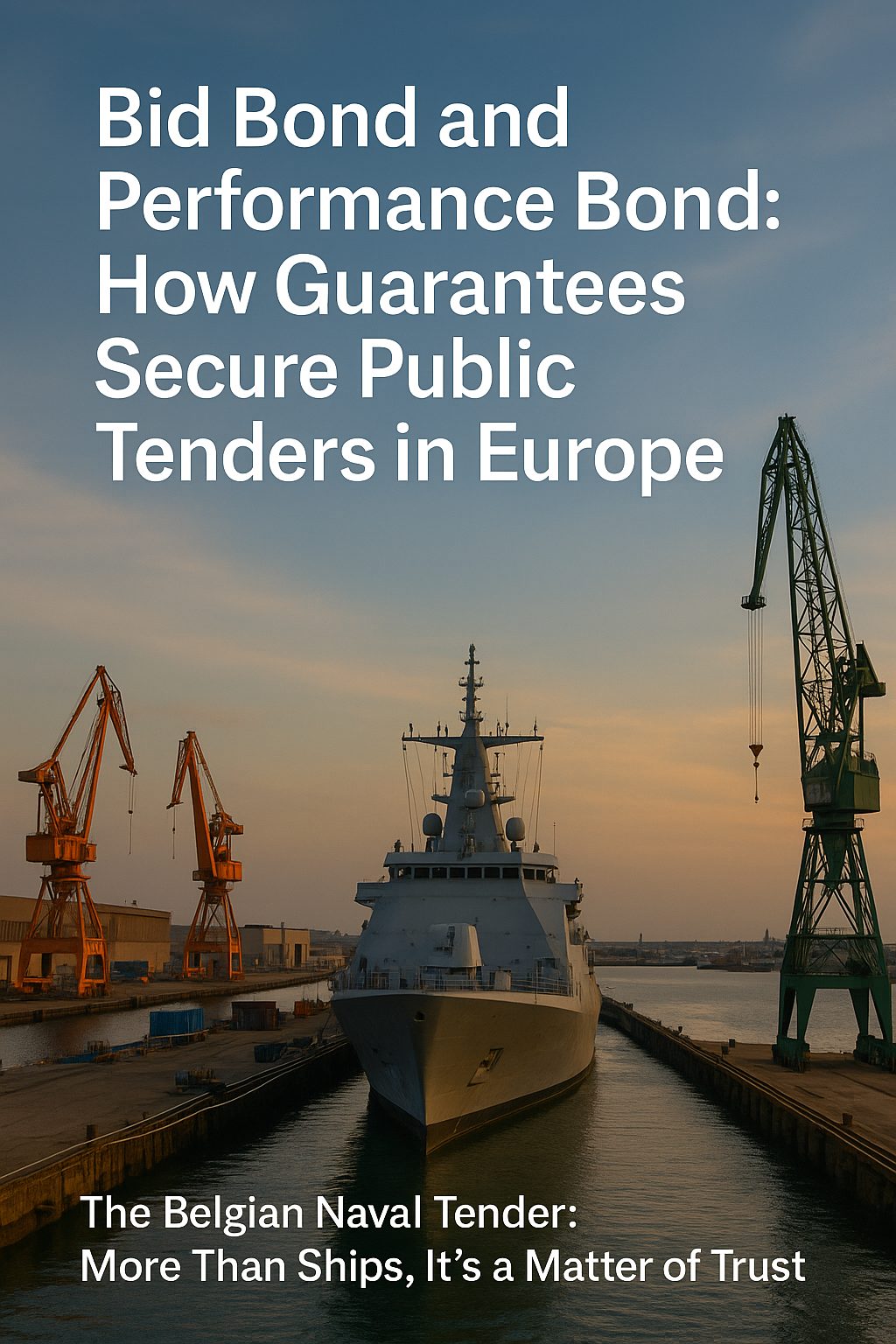 Illustration for the article Bid Bond and Performance Bond: How Guarantees Secure Public Tenders in Europe