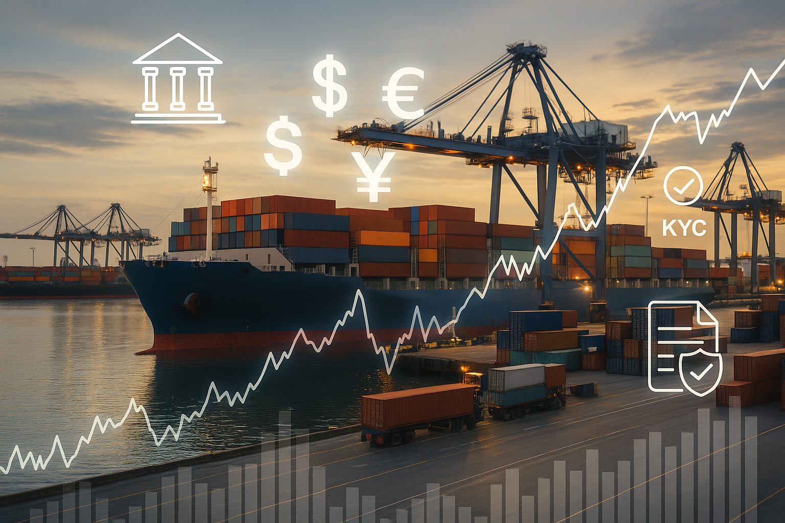 Illustration for the article The Economics of Trade Finance: How Liquidity, Risk and Regulation Shape Global Commerce
